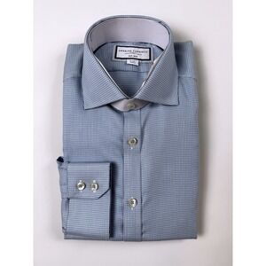 Charles Tyrwhitt Burlington Weave Shirt Cornflower Blue 16/34 Extra Slim Fit NWT